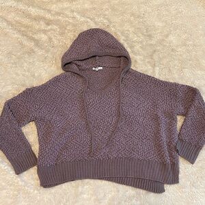 𝅺YOUNG Fabulous and Broke Popcorn Knit Hoodie